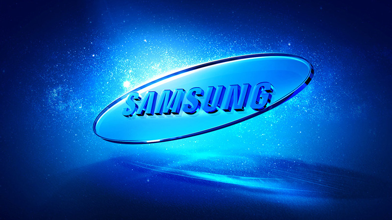 Samsung Logo Glass