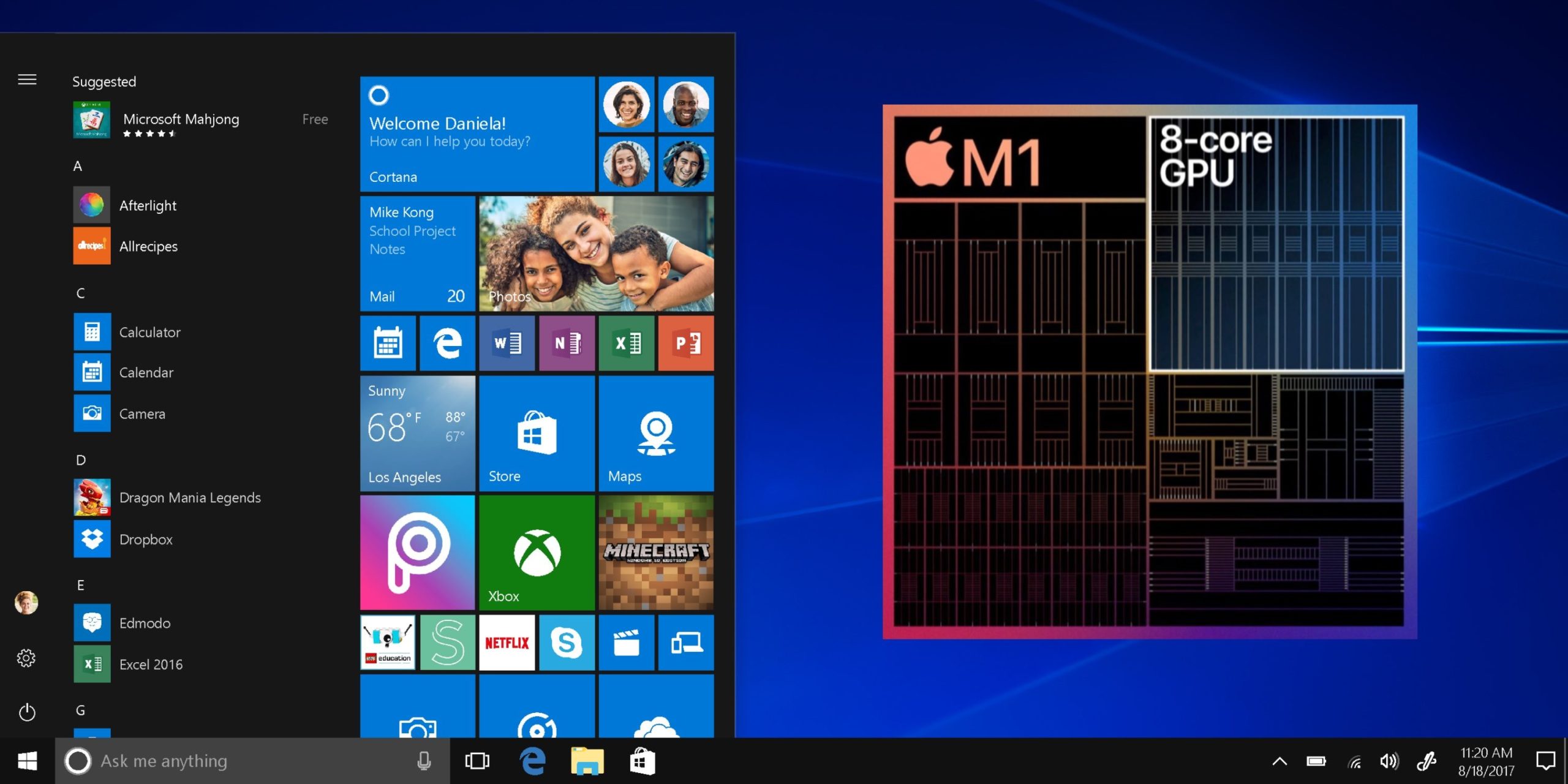 Windows 10 Apple M1