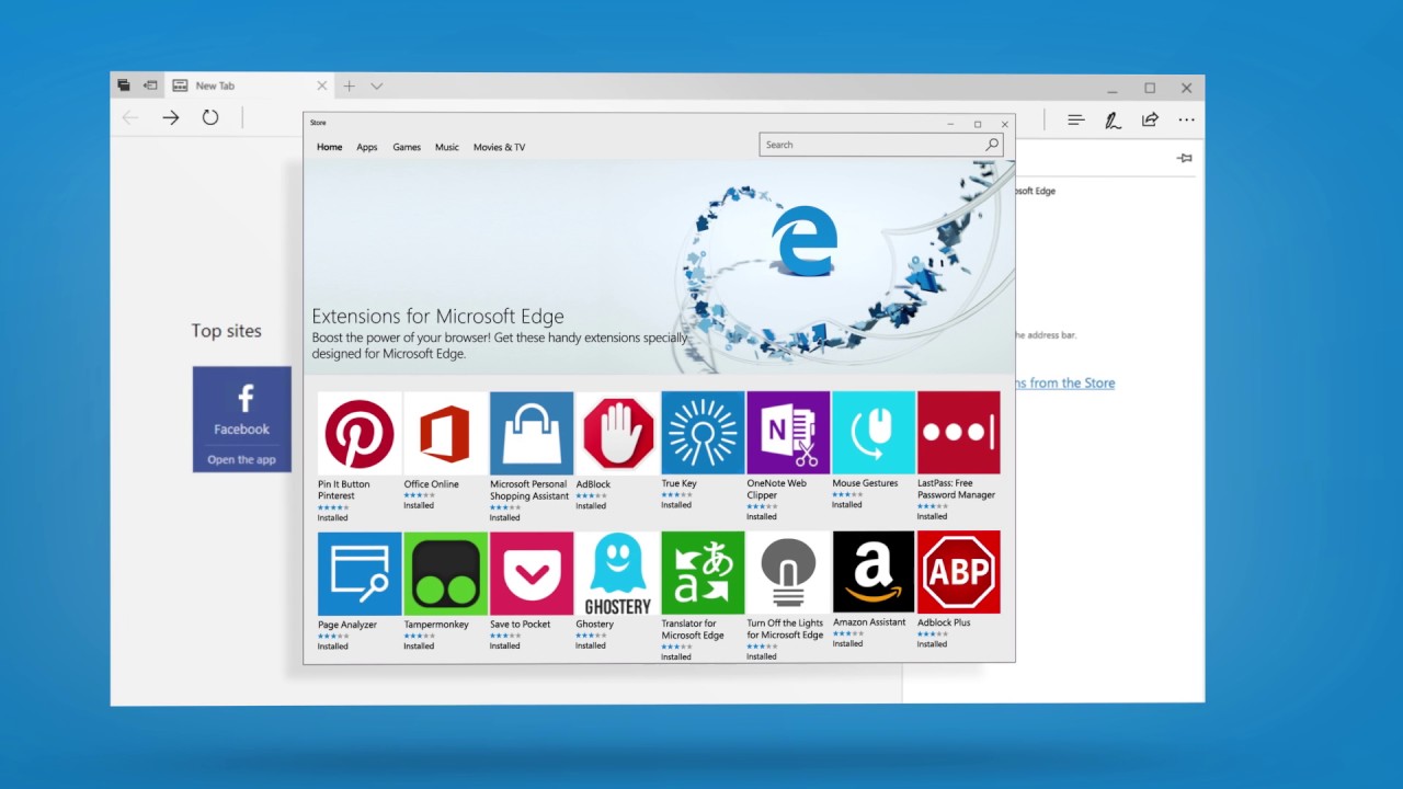 Windows 10 Edge Browser