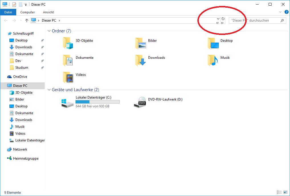 Windows 10 broken file explorer