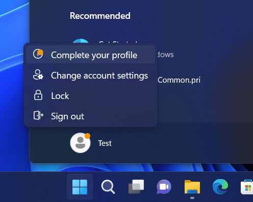 Windows Ad Microsoft Account